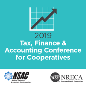National Society of Accountants for Cooperatives (NSAC) 2019 Conference logo