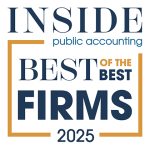 Inside Public Accounting Best of the Best Firms logo for 2025
